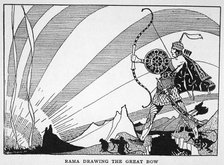 'Rama Drawing the Great Bow', 1925. Artist: Unknown