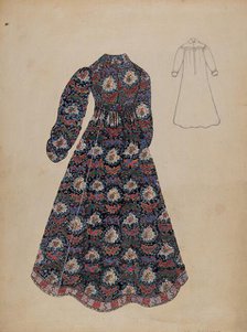 Dress, 1935/1942. Creator: Mae Szilvasy.