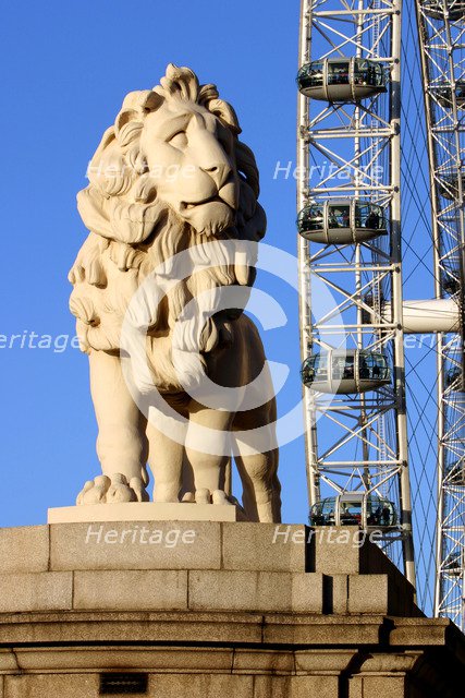 South Bank Lion, London.