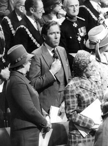 Lord Snowdon (b1930) attends a thanksgiving service at St Paul's Cathedral, London, 1977. Artist: Unknown