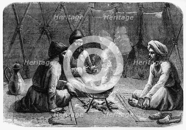 'Interior of a Turcoman Tent', c1891.  Creator: James Grant.