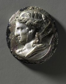 Cameo: Head of Artemis, 100-200. Creator: Unknown.