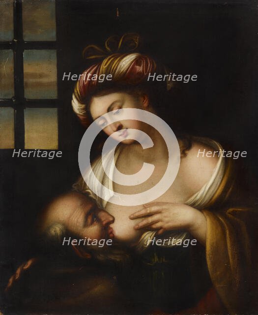 Cimon and Pero (Roman Charity), 1700-1799. Creator: Francesco Cairo.