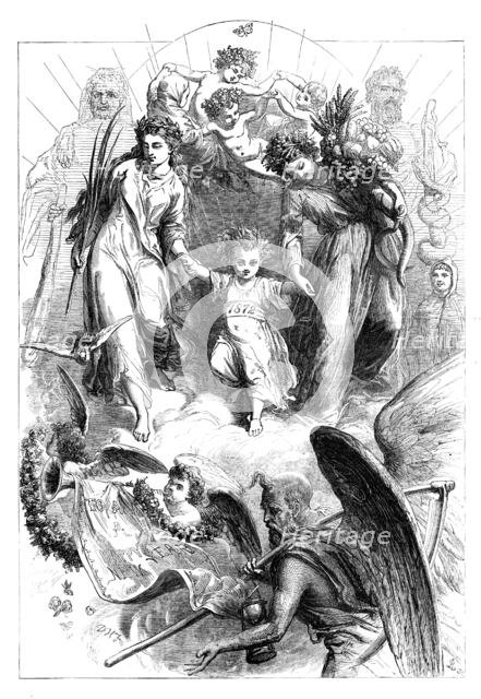 Bringing in the New Year, 1871. Creator: Unknown.