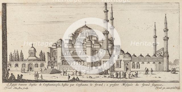 L'Eglise Saincte Sophie de Constantinople, bastie par Constantin le Grand; a present..., 1640-1660. Creator: Israel Silvestre.