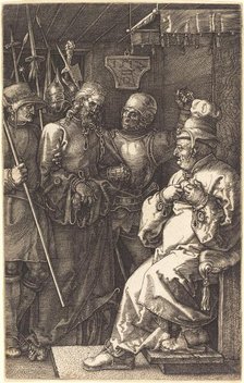 Christ before Caiaphas, 1512. Creator: Albrecht Durer.