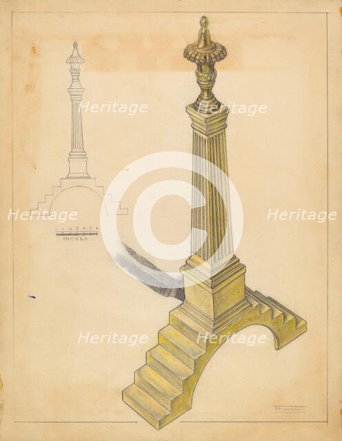 Andiron, 1935/1942. Creator: Frank Fumagalli.