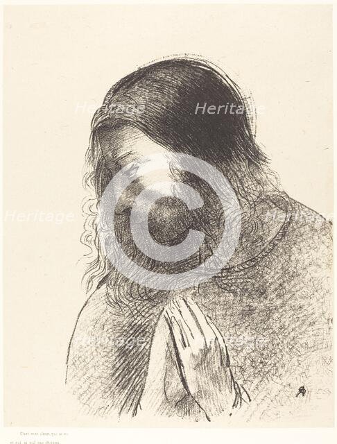 C'est moi, Jean, qui ai vu et qui ai oie ces choses (And I John saw these things and heard..., 1899. Creator: Odilon Redon.