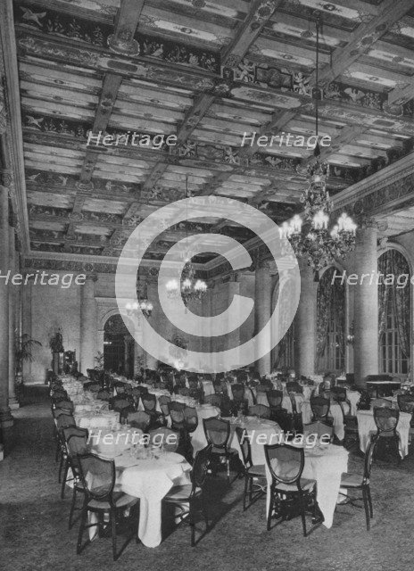 Main dining room, Los Angeles-Biltmore Hotel, Los Angeles, California, 1923. Artist: Unknown.