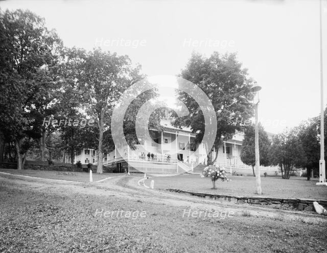 East front, Marion Hotel, on Lake George, N.Y., between 1900 and 1910. Creator: Unknown.