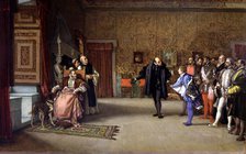 Presentation of Don John of Austria the Emperor Charles V at Yuste, Charles I (1500-1585) King of…