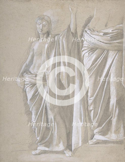 Study of a Draped Figure, 1857-58. Creator: Edgar Degas.