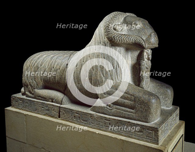 Statue of the ram of Amun, c680 BC. Artist: Unknown.