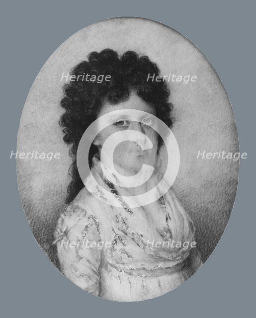 Mrs. James G. Almy (Myra Eliot), ca. 1798. Creator: Edward Greene Malbone.