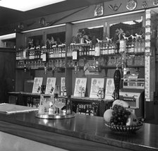 Bar of the Cavalier pub, Ravenfield, near Rotherham, South Yorkshire, 1963. Artist: Michael Walters