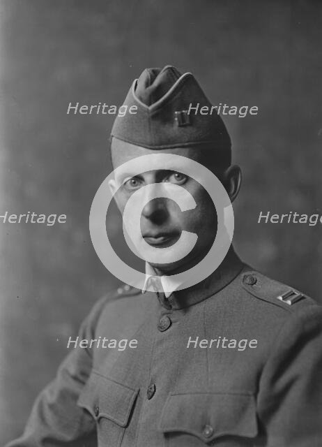 Captain Abram Poole, portrait photograph, 1918 Sept. 2. Creator: Arnold Genthe.
