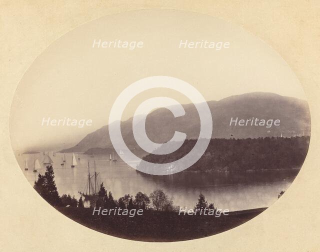 From Trophy Point, West Point, Hudson River, c. 1867-1868. Creator: George K Warren.