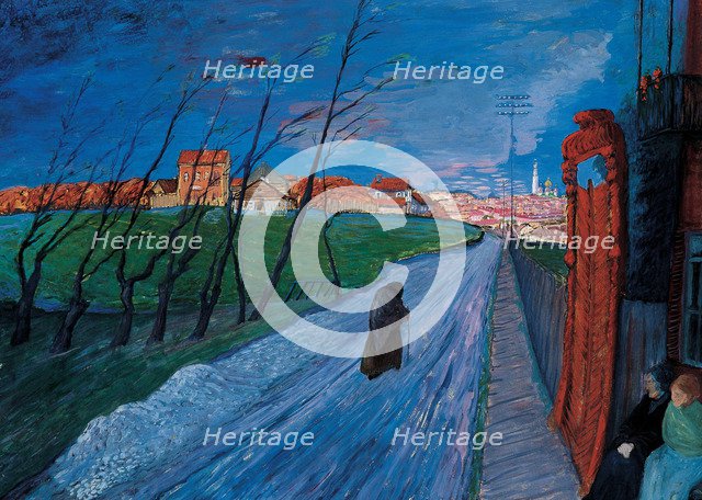 City in Lithuania, 1913-1914.