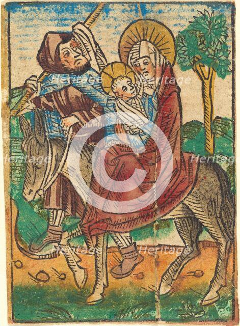 The Flight into Egypt, c. 1490. Creator: Unknown.