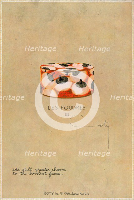 'Les Poudres de Coty', c1923, (1923). Artist: Unknown.