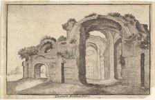 Baths of Diocletian, Rome, 17th century. Creator: Wenceslaus Hollar.