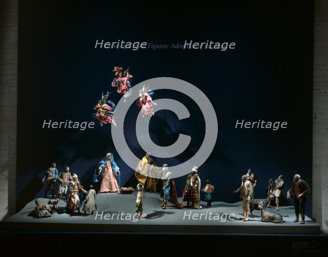 Figures from a Crèche, 1780-1830. Creator: Unknown.