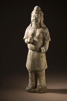 Funerary Sculpture of a Soldier (image 1 of 3), between 581 and 618. Creator: Unknown.