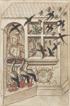 Do Not Have Swallows under the Same Roof [fol. 40 recto], c. 1512/1514. Creator: Unknown.