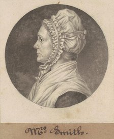 Elizabeth Custis Teackle Smith, 1803. Creator: Charles Balthazar Julien Févret de Saint-Mémin.