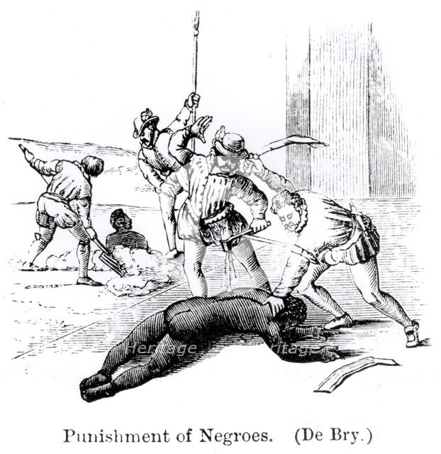 'Punishment of Negroes', Santo Domingo, 1873.  Creator: Unknown.