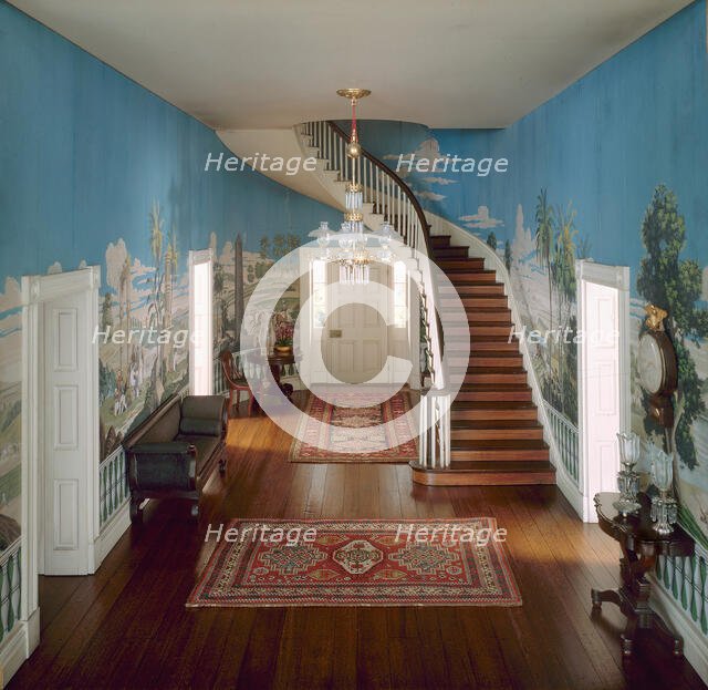 A31: Tennessee Entrance Hall, 1835, United States, c. 1940. Creator: Narcissa Niblack Thorne.
