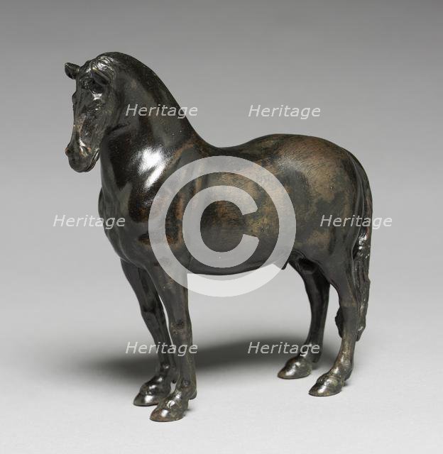 Horse, 1630s or later. Creator: Francesco Fanelli (Italian, 1661), possibly cast after a model by.