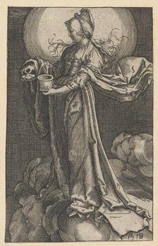 St. Mary Magdalene on the Clouds (copy), 1518 (?). Creator: Unknown.