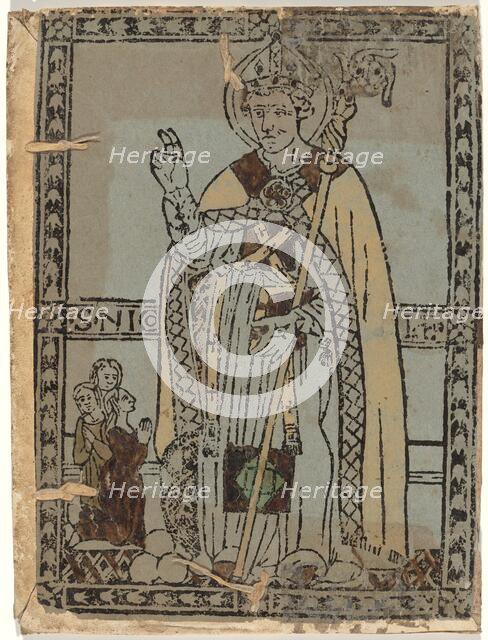 Saint Nicolas of Myra, 1470s. Creator: Unknown.