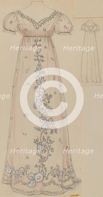 Dress, c. 1936. Creator: Jessie M. Benge.