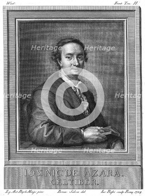 Jose Nicolas de Azara (1731-1804), Spanish diplomat and patron of art and literature, 1784. Artist: Unknown