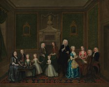 The Strong Family, 1732. Creators: Charles Philips, Edward Strong.