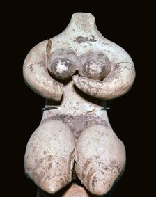 Syrian baked clay fertility figure, 5th century BC. Artist: Unknown