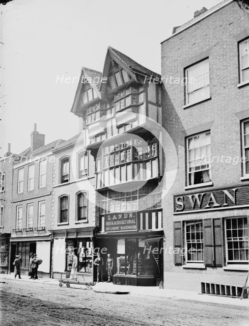 Mr Land's Agricultural Implement Warehouse, High Street, Tewkesbury, Gloucestershire, c1860-c1922. Artist: Henry Taunt