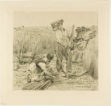 Harvest, 1872. Creator: Leon-Augustin Lhermitte.