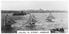 Sailing in Sydney Harbour, Australia, 1928. Artist: Unknown