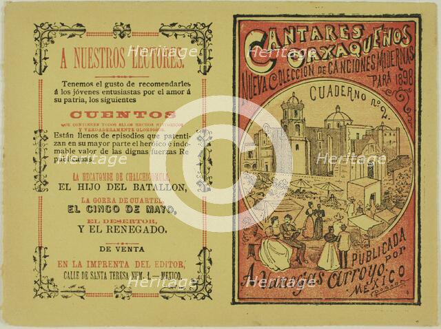 Oaxacan Songs, 1898. Creator: José Guadalupe Posada.