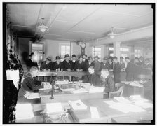 Opening of bids, Navy Dept. Bureau of Accts, between 1910 and 1920. Creator: Harris & Ewing.
