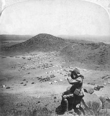 Looking into the Orange Free State, Boer War, South Africa, 1900.Artist: Underwood & Underwood