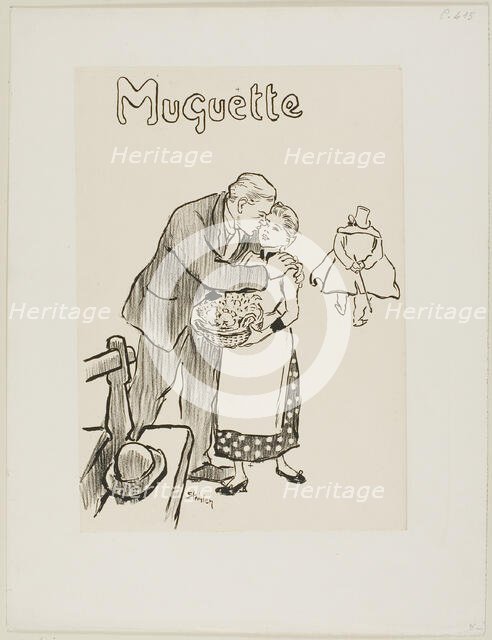 Muguette, 1892. Creator: Theophile Alexandre Steinlen.