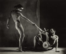 Ballet Orpheus with Noguchi Sculpture, between 1948 and 1955. Creator: George Platt Lynes.