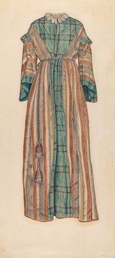 Woman's Dress, 1935/1942. Creator: Gerald Scalise.