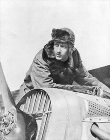 Georges Guynemer, French fighter ace, 9 September 1917. Artist: Unknown