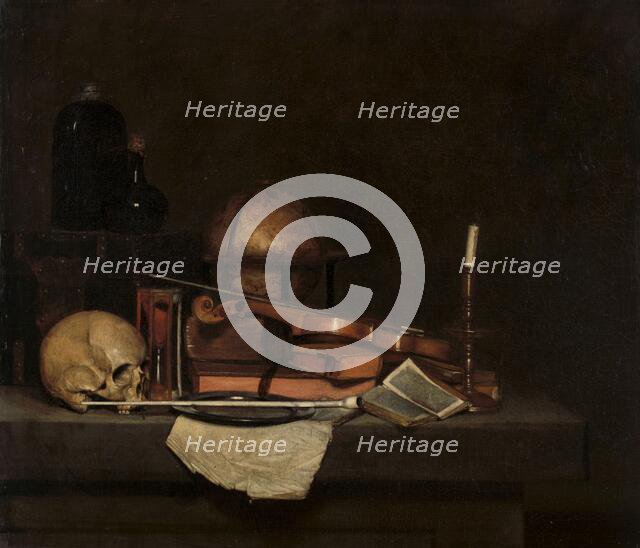 Vanitas Still Life, 1630-1660. Creator: Stevers.