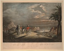 Napoleon Bonaparte on the island of Saint Helena. Artist: Rugendas, Johann Lorenz, the Younger (1775-1826)